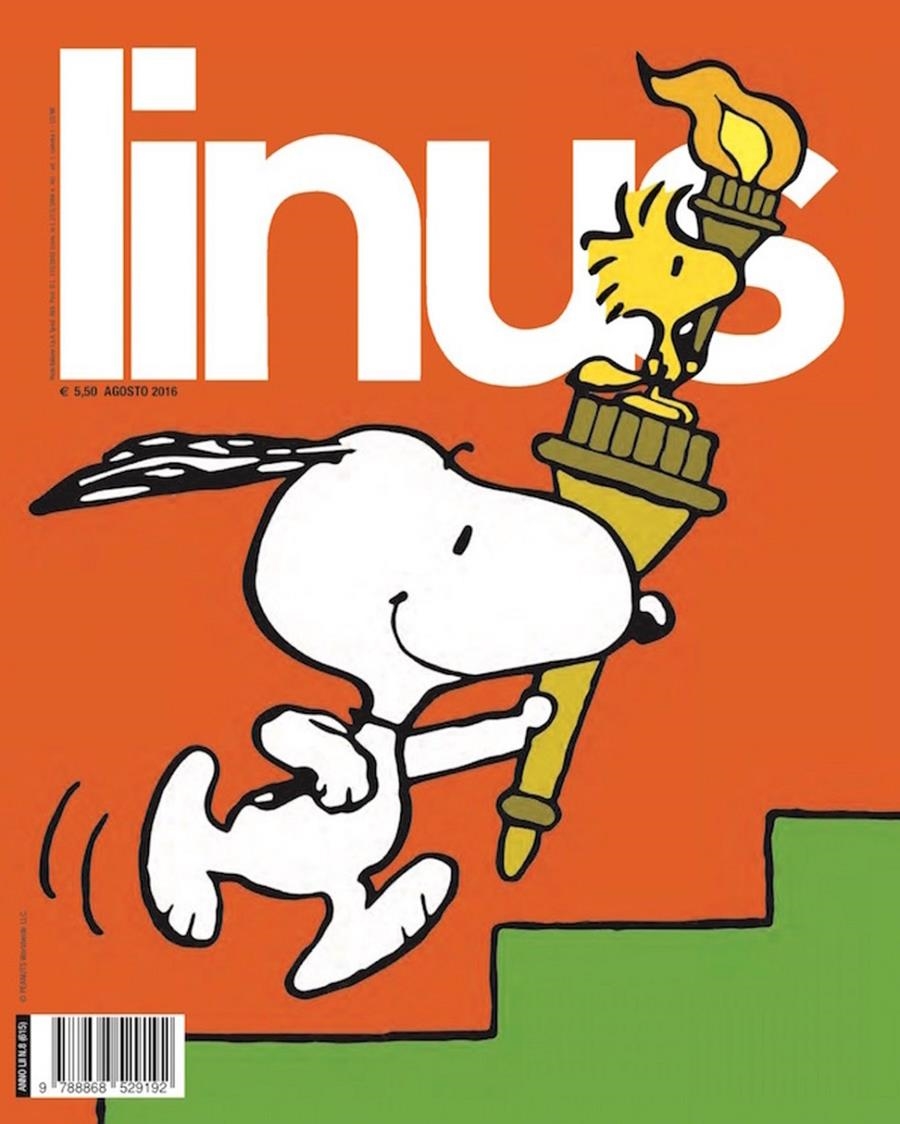 LINUS 2017 ANNO 52 # 08 REVISTA ORIGINAL EN ITALIANO | 9999900110807 | VARIOS AUTORES