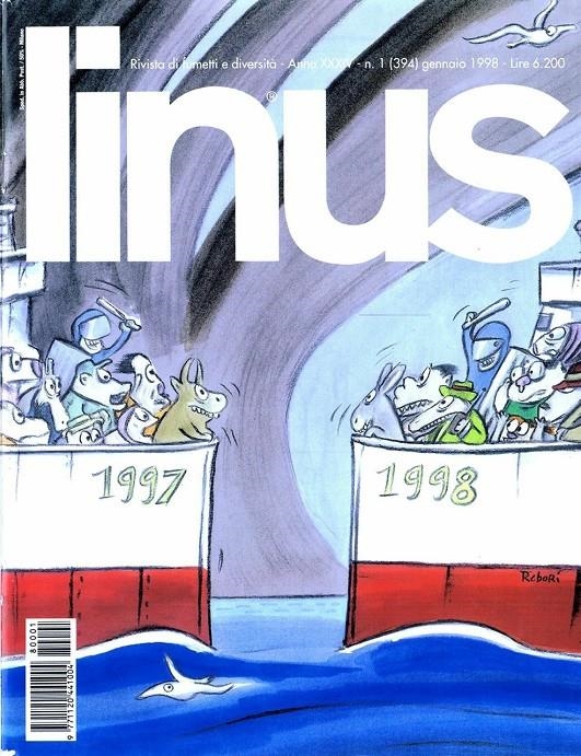 LINUS 1998 ANNO 34 # 01 REVISTA ORIGINAL EN ITALIANO | 9999900111712 | VARIOS AUTORES