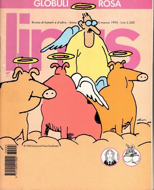 LINUS 1993 ANNO 29 # 03 REVISTA ORIGINAL EN ITALIANO | 9999900111729 | VARIOS AUTORES