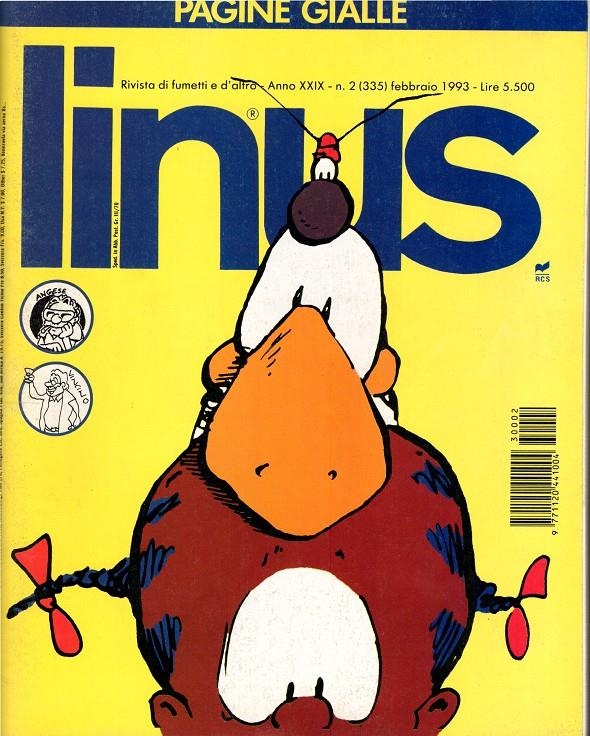 LINUS 1993 ANNO 29 # 02 REVISTA ORIGINAL EN ITALIANO | 9999900111736 | VARIOS AUTORES