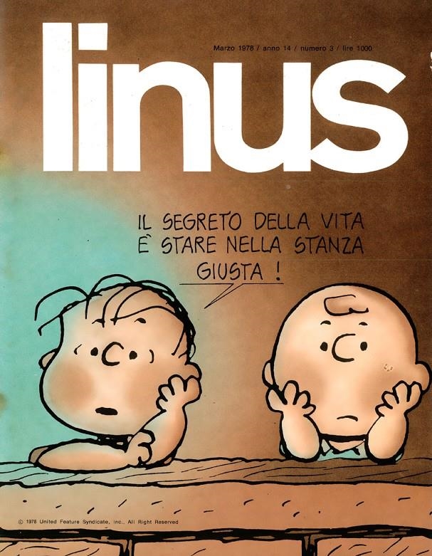 LINUS 1978 ANNO 14 # 03 REVISTA ORIGINAL EN ITALIANO | 9999900111811 | VARIOS AUTORES | Universal Cómics