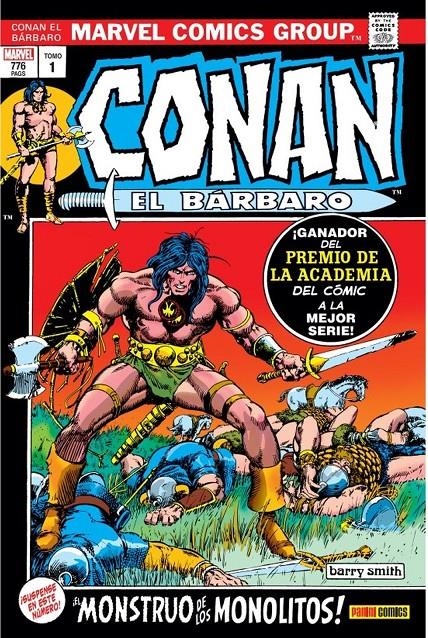 CONAN EL BÁRBARO MARVEL ÓMNIBUS # 01 ¡LA LLEGADA DE CONAN! NUEVA EDICIÓN LIMITADA Y NUMERADA | 9788418814976 | ROY THOMAS - JOHN BUSCEMA - SAL BUSCEMA - GIL KANE - BARRY SMITH | Universal Cómics