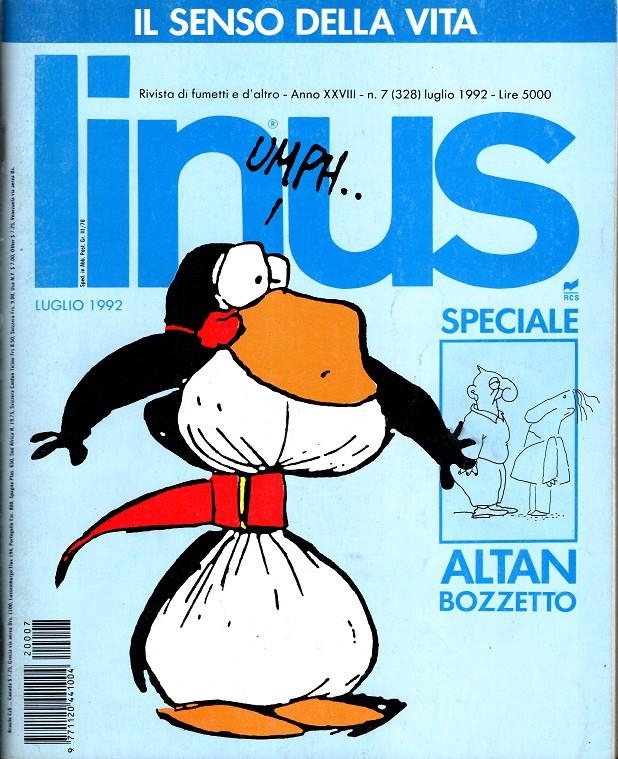 LINUS 1992 ANNO 28 # 07 REVISTA ORIGINAL EN ITALIANO | 9999900112290 | VARIOS AUTORES | Universal Cómics