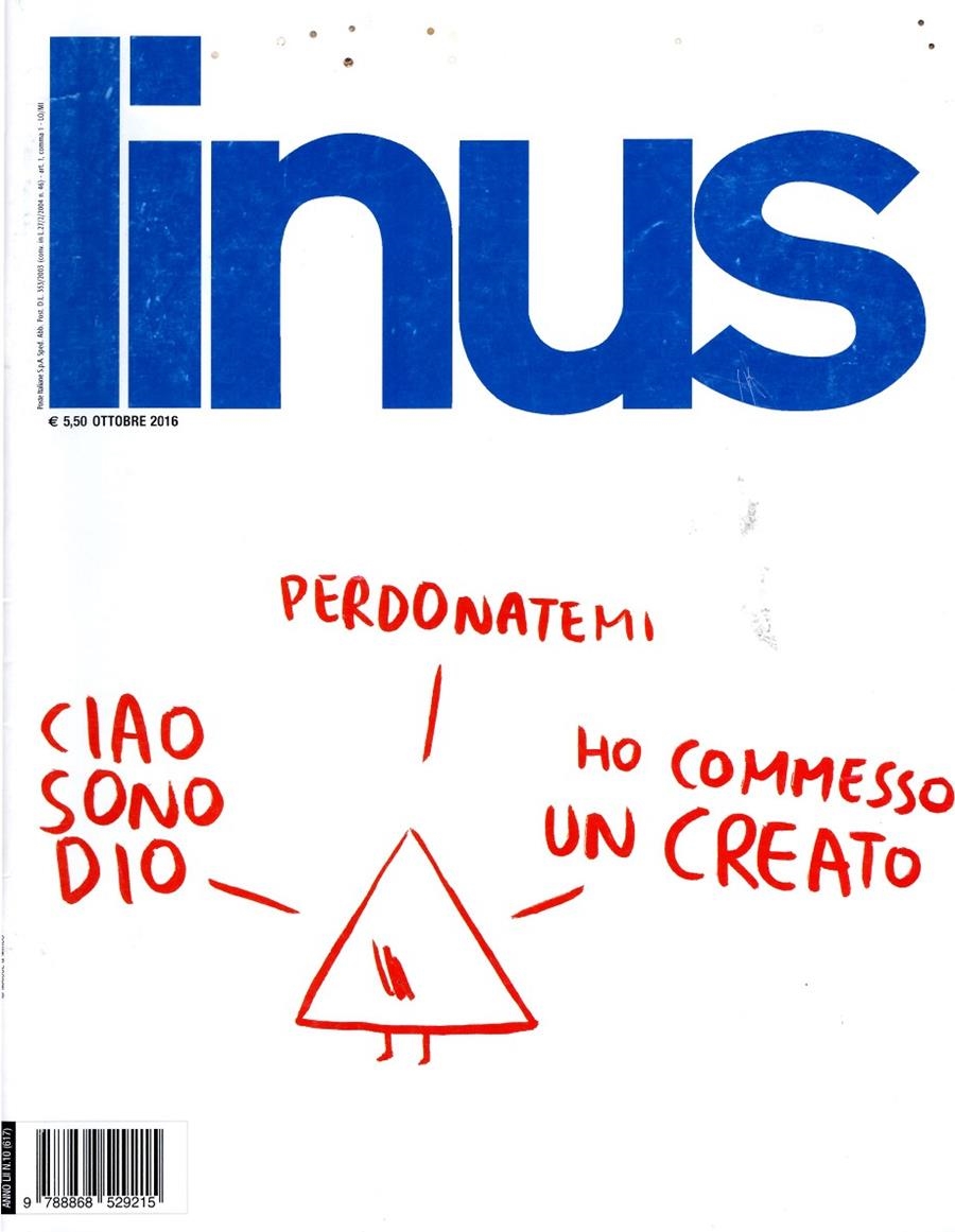 LINUS 2016 ANNO 52 # 10 REVISTA ORIGINAL EN ITALIANO | 9999900112320 | VARIOS AUTORES