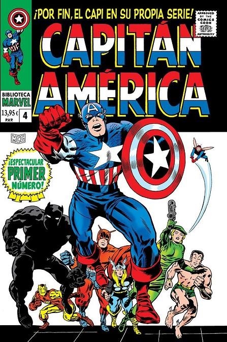 BIBLIOTECA MARVEL CAPITÁN AMÉRICA # 04 DE 1967 A 1968 | 9788410517516 | STAN LEE - JACK KIRBY | Universal Cómics