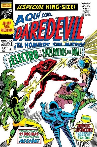 BIBLIOTECA MARVEL DAREDEVIL # 06 DE 1967 | 9788410517493 | GENE COLAN - STAN LEE