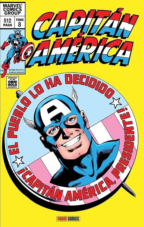 CAPITÁN AMERICA OMNIGOLD # 08 EL CAPI, PRESIDENTE | 9788410517523 | MIKE ZECK ALAN KUPPERBERG BILL MANTLO -J. M. DEMATTEIS - CHRIS CLAREMONT - JOHN BYRNE  MIKE W. BARR | Universal Cómics