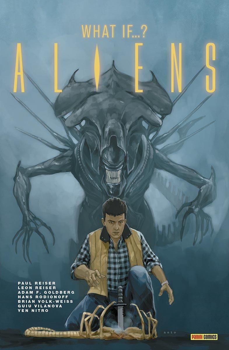 ALIENS,WHAT IF | 9788410517455 | ADAM F. GOLDBERG - PAUL REISER - LEON REISER - BRIAN VOLK-WEISS - HANS RODIONOFF - GUIU VILANOVA | Universal Cómics