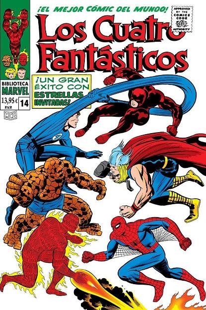 BIBLIOTECA MARVEL LOS 4 FANTÁSTICOS # 14 DE 1967 A 1968 | 9788410518278 | STAN LEE - JACK KIRBY