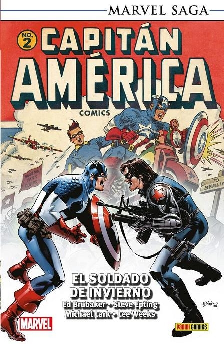 CAPITÁN AMÉRICA MARVEL SAGA RÚSTICA # 02 EL SOLDADO DE INVIERNO | 9788410518612 | MICHAEL LARK - MIKE PERKINS - ED BRUBAKER - LEE WEEKS - STEVE EPTING