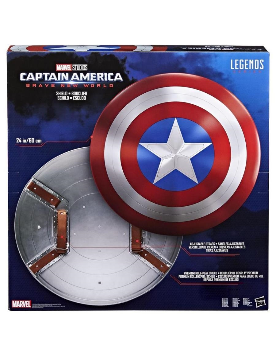 ESCUDO CAPITAN AMÉRICA RÉPLICA 60 CM BRAVE NEW WORLD MARVEL LEGENDS | 5010996231031 | Universal Cómics