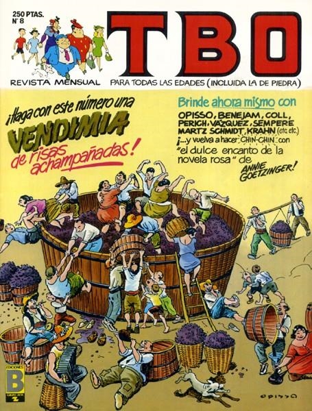 TBO EDICIONES B # 008 | 842000904250400008 | VAZQUEZ - COLL - SEMPRE - F. PEREZ NAVARRO - SABATES - VARIOS AUTORES | Universal Cómics