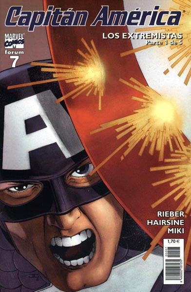 CAPITÁN AMÉRICA VOL VI MARVEL KNIGHTS # 07 | 848000210723500007 | JOHN NEY RIEBER - TREVOR HAIRSINE - DANNY MIKI | Universal Cómics