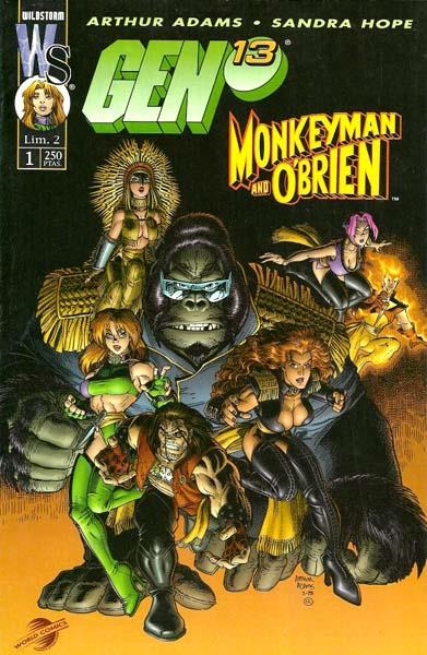 GEN 13 MONKEYMAN AND O'BRIEN # 01 | 848000215478900001 | ARTHUR ADAMS - SANDRA HOPE | Universal Cómics