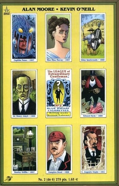 LEAGUE OF EXTRAORDINARY GENTLEMEN VOLUMEN I # 02 | 848000210165300002 | ALAN MOORE - KEVIN O NEILL | Universal Cómics