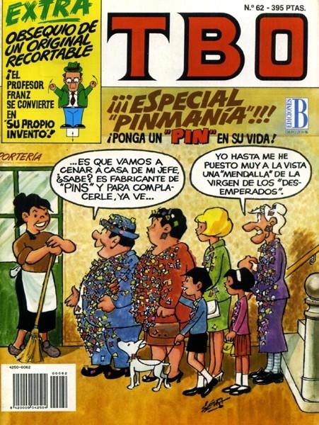 TBO EDICIONES B # 062 | 842000904250400062 | VAZQUEZ - COLL - SEMPRE - F. PEREZ NAVARRO - SABATES - VARIOS AUTORES | Universal Cómics