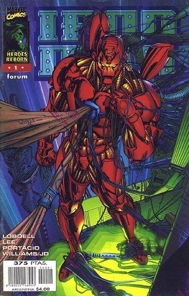 IRON MAN VOLUMEN III HÉROES REBORN # 01 | 848000216895300001 | SCOTT LOBDELL - JIM LEE -  WHILCE PORTACIO | Universal Cómics