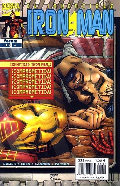 IRON MAN VOL IV # 08 | 848000215278500008 | KURT BUSIEK - SEAN CHEN | Universal Cómics