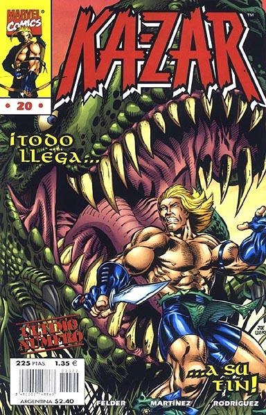 KA-ZAR # 20 | 848000214886300020 | J. FELDER - KENNY MARTINEZ | Universal Cómics