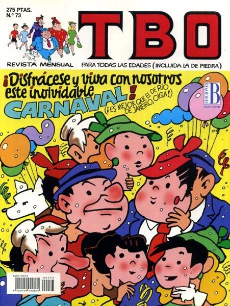 TBO EDICIONES B # 073 | 842000904250400073 | VAZQUEZ - COLL - SEMPRE - F. PEREZ NAVARRO - SABATES - VARIOS AUTORES | Universal Cómics