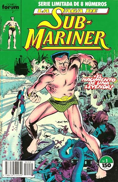 COLECCIÓN COMPLETA NAMOR SAGA DEL SUBMARINER | CC00924 | ROY THOMAS - RICK BUCHLER - TERRY KAVANAGH - BOB MC LEOD | Universal Cómics