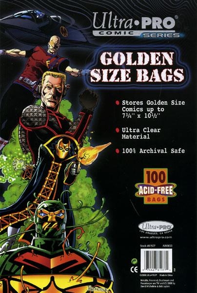 BOLSAS PARA COMIC TAMAÑO GOLDEN | 074427819774 | ULTRA PRO | Universal Cómics