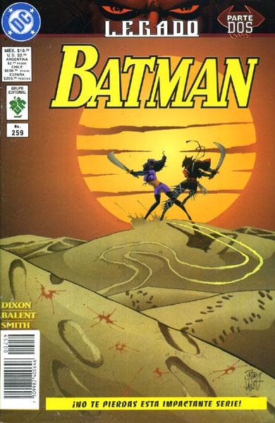 BATMAN # 259 LEGADO PARTE 2 | 750998240064600259 | CHUCK DIXON - JIM BALENT | Universal Cómics