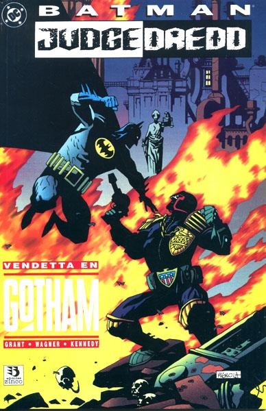 BATMAN JUEZ DREDD VENDETTA IN GOTHAM | 9788446802631 | ALAN GRANT - JOHN WAGNER - CAM KENNEDY | Universal Cómics