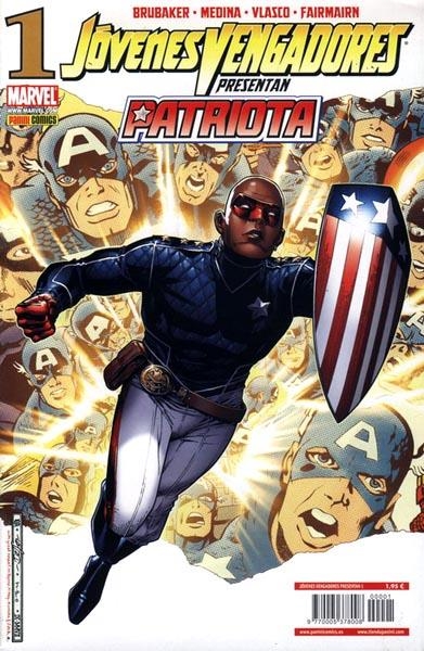 JÓVENES VENGADORES PRESENTAN # 01 PATRIOTA | 977000537800800001 | ED BRUBAKER - PACO MEDINA | Universal Cómics