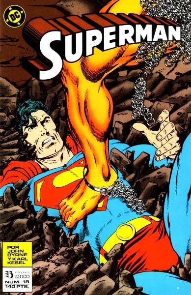 SUPERMAN VOLUMEN I # 018 | 841409010418000018 | JOHN BYRNE -  KARL KESEL - JERRY ORDWAY - MARV WOLFMAN | Universal Cómics