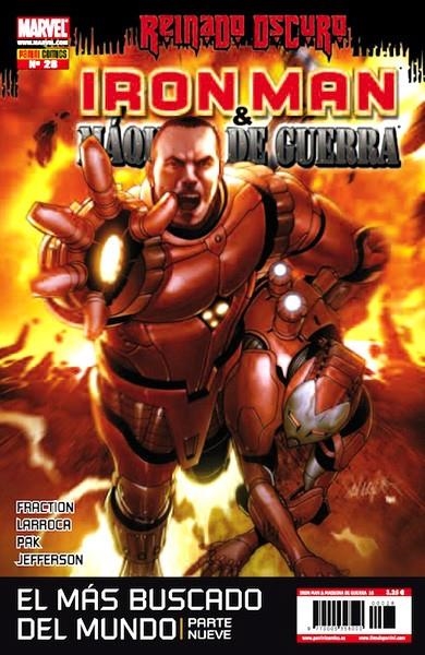 IRON MAN # 28 MÁQUINA DE GUERRA | 977000535800000028 | MATT FRACTION - GREG PAK - SALVADOR LARROCA - ALAN JEFFERSON | Universal Cómics