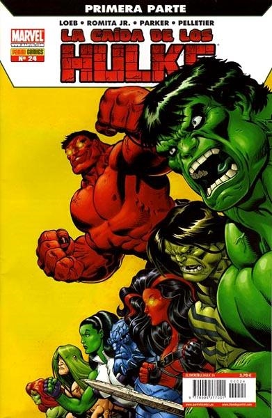 HULK VOL VI INCREÍBLE HULK # 24 LA CAÍDA DE LOS HULKS | 977000537700100024 | JEFF PARKER - JEPH LOEB - JOHN ROMITA JR - PAUL PELLETIER | Universal Cómics