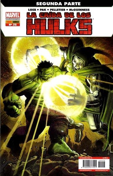 HULK VOL VI INCREÍBLE HULK # 25 LA CAÍDA DE LOS HULKS | 977000537700100025 | GREG PARK - JEPH LOEB - ED MCGUINNESS - PAUL PELLETIER | Universal Cómics