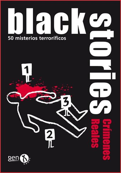 BLACK STORIES CRIMENES REALES, 50 MISTERIOS TERORRIFICOS JUEGO DE CARTAS | 8437010181146 | HOLGER BOSCH - NICOLA BERGER | Universal Cómics