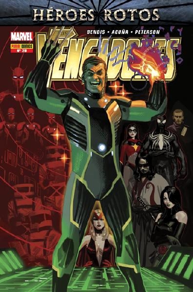 VENGADORES VOL 4 # 020 HÉROES ROTOS | 977000543600500020 | BRIAN MICHAEL BENDIS - DANIEL ACUÑA - BRANDON PETERSON | Universal Cómics