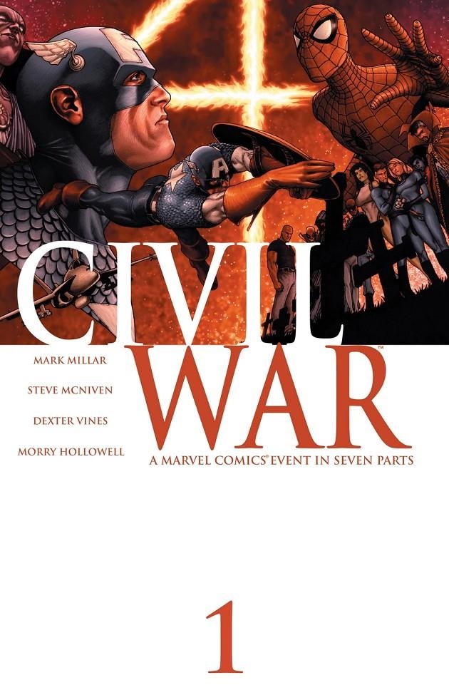 USA COMPLETE COLLECTION CIVIL WAR | 99218 | MARK MILLAR  -  STEVE McNIVEN - DEXTER VINES - MORRY HOLLOWELL