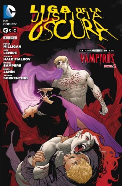 LIGA DE LA JUSTICIA OSCURA # 03 EL ALZAMIENTO DE LOS VAMPIROS PARTE 2 | 9788415748618 | JEFF LEMIRE - PETER MILLIGAN - JOSHUA HALE FIALKOV -  MIKEL JANIN - ANDREA SORRENTINO | Universal Cómics