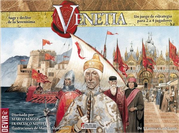 VENETIA JUEGO DE TABLERO | 8436017221510 | MARCO MAGGI - FRANCESCO NEPITELLO | Universal Cómics