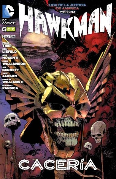 2aMA HAWKMAN CACERÍA # 02 (bastante tocado) | 2M110387 | ANN NOCENTI - FRANK TIERI - JOSHUA WILLIAMSON -  ROB LIEFELD - JOE BENNETT - EDUARDO PANSICA - FREDD | Universal Cómics