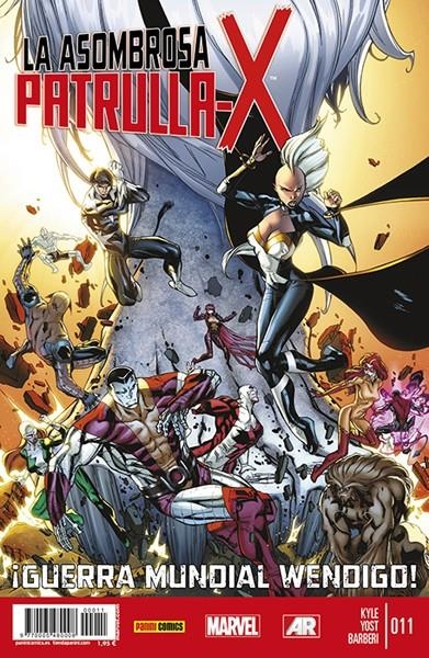 LA ASOMBROSA PATRULLA-X # 11 GUERRA MUNDIAL WENDIGO 3 | 977000548000800011 | CRAIG KYLE - CHRIS YOST - CARLO BARBERI | Universal Cómics