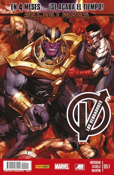 VENGADORES VOL 4 # 051 | 977000543600500051 | JONATHAN HICKMAN - STEFANO CASELLI - SAN HUMPHRIES - BENGAL | Universal Cómics