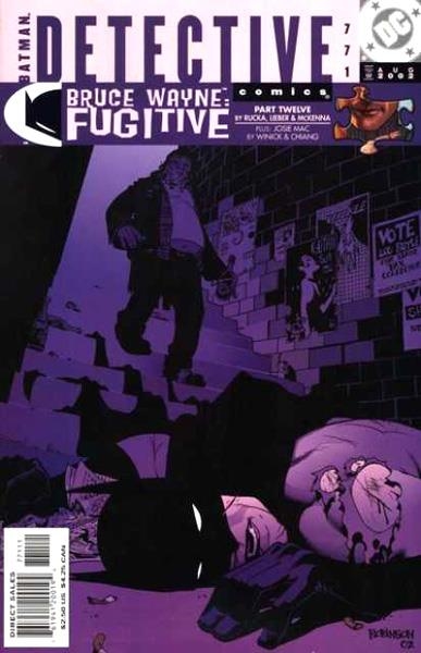 USA BATMAN DETECTIVE COMICS # 771 | 76194120019477111 | GREG RUCKA - STEVE LIEBER - MARK McKENNA | Universal Cómics