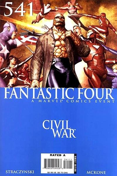 USA FANTASTIC FOUR VOLUME 1 # 541 | 75960604456654111 | JOE MICHAEL STRACZYNSKI - MIKE McKONNE | Universal Cómics