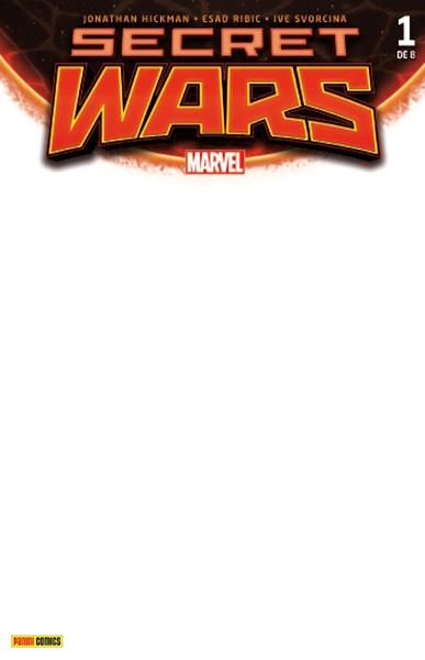 SECRET WARS # 01 PORTADA EN BLANCO | 977123450400800001 | JONATHAN HICKMAN - ESAD RIBIC | Universal Cómics