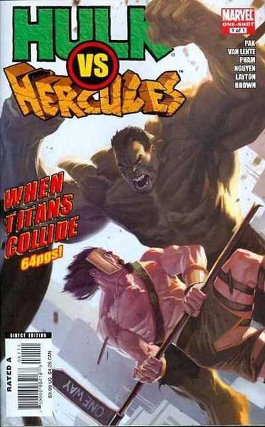 USA HULK VS HERCULES | 75960606416800111 | GREG PAK - FRED VAN LENTE - KOI PHAM - DUSTIN NGUYEN - BOB LAYTON | Universal Cómics