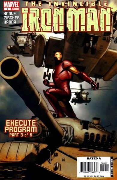 USA IRON MAN VOLUME 4 # 09 | 75960605653800911 | DANIEL KNAUF - PATRICK ZIRCHER - SCOTT HANNA | Universal Cómics