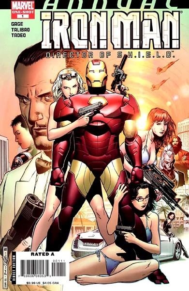 USA IRON MAN DIRECTOR OF SHIELD ANNUAL # 01 | 75960606053500111 | CHRISTOS CAGE - HARVEY TOLIBAO | Universal Cómics