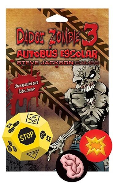 DADOS ZOMBIE 3 AUTOBUS ESCOLAR | 8435407603769 | STEVE JACKSON | Universal Cómics